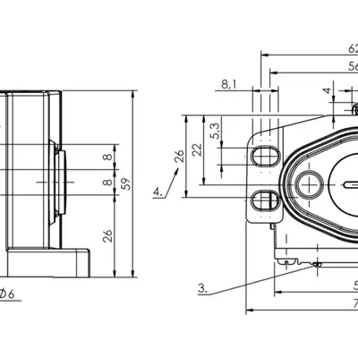 Блочный выключатель Balluff BNS 819-B03-R08-46-13-FC