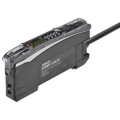 Оптоволоконный усилитель для датчиков контрастной метки Omron E3NX-CA51 2M