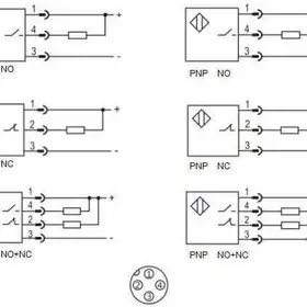 Индуктивный датчик LANBAO LE40SZSF15EPR-E2