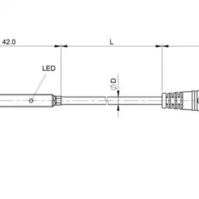Индуктивный датчик Balluff BES M05EG-PSC08B-BP00,2-GS49
