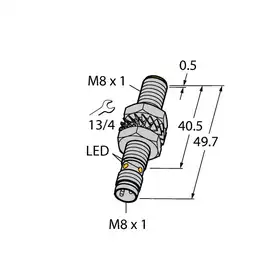 Индуктивный датчик TURCK BI3-M08E-AP6X-V1131