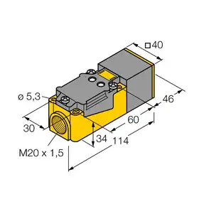 Индуктивный датчик TURCK NI20NF-CP40-VN4X2