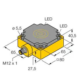 Индуктивный датчик TURCK NI75U-CP80-VP4X2-H1141