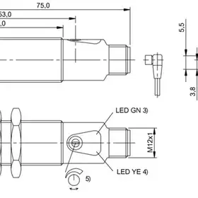 Оптический датчик Balluff BOS 18M-PS-LR20-S4