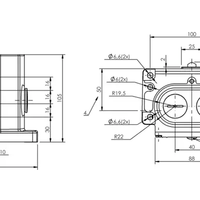 Блочный выключатель Balluff BNS 819-D04-D16-100-10-FD