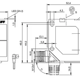 Оптический датчик Balluff BOS 23K-PA-RH10-S4