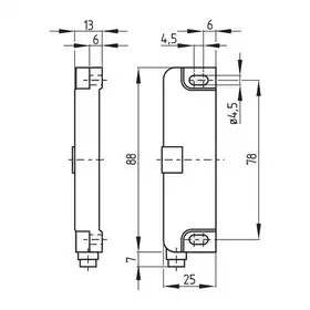 Магнитный датчик безопасности Schmersal BNS36-02Z-ST-L