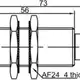 Индуктивный датчик LANBAO LR18XCF05SBO-E2