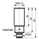 Индуктивный датчик ТЕКО ISB AC6A-31P-7-LS4-B