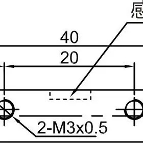 Индуктивный датчик LANBAO LE82VF15DPC