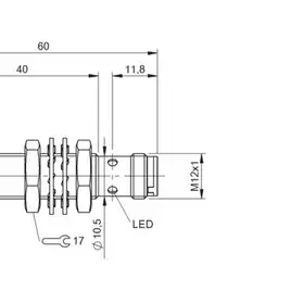 Индуктивный датчик Balluff BES M12MF1-POC10F-S04G