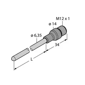 Датчик температуры TURCK TP-206.35A-CF-H1141-L100