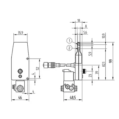 Оптический датчик Wenglor OPT162-P06