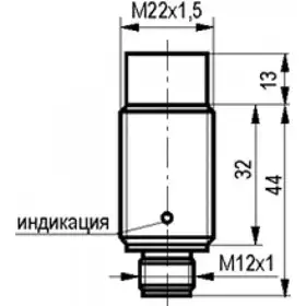 Индуктивный датчик ТЕКО ISN FC5A-32N-10-LZS4