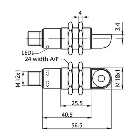 Ультразвуковой датчик Microsonic pico+15/WK/F/A