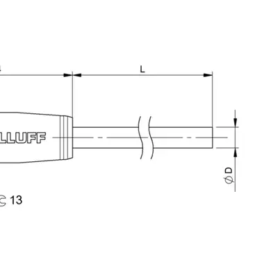 Разъем с кабелем Balluff BCC M41C-0000-1A-049-PX0C25-020