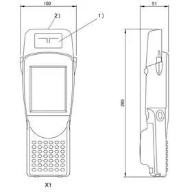 RFID портативный прибор чтения-записи Balluff BIS U-870-1-008-X-001-1