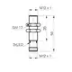 Индуктивный датчик Baumer IFRM 12P1701/S14L