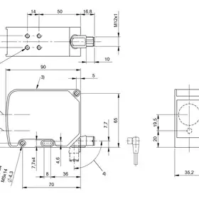 Оптический датчик Balluff BOS 63M-PS-LH13-S4