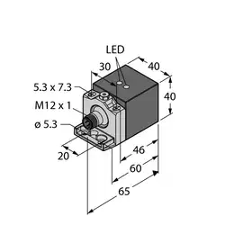 Индуктивный датчик TURCK BI20U-CA40-AP6X2-H1141/S1590 W/BS2.1