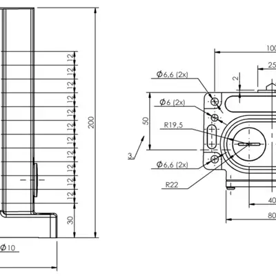 Блочный выключатель Balluff BNS 819-D12-D12-100-10