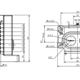Блочный выключатель Balluff BNS 813-D08-R12-100-22-08