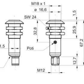 Оптический датчик Baumer OR18.TI-ZZZP.71O