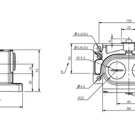 Блочный выключатель Balluff BNS 829-D02-D16-100-10-FE