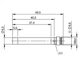 Индуктивный датчик Balluff BES G06EF-PSC40F-S49G