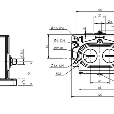 Блочный выключатель Balluff BNS 819-D05-R12-100-10-FD-S4R-I