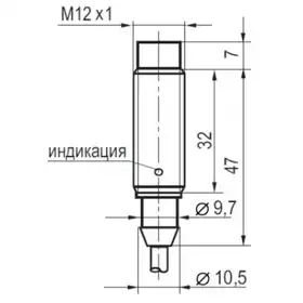Индуктивный датчик ТЕКО ISNm FF2B8-32N-4-L