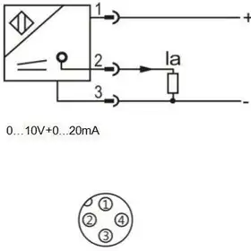 Индуктивный датчик расстояния LANBAO LE40XZSN15LIM-E2
