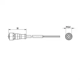 Разъем с кабелем Wenglor S23-10MPUR