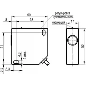 Оптический датчик ТЕКО OSR I46A5-43N-R5-LZ