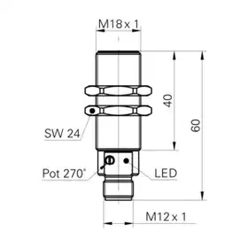 Оптический датчик Baumer FZAM 18N1150/S14