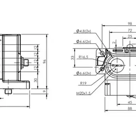 Блочный выключатель Balluff BNS 819-D05-D12-62-10-FD-S80K