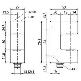 Ультразвуковой датчик кромки Microsonic bks-3/CDD