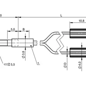 Оптоволоконный кабель Balluff BFO D10-XA-RB-EAK-10-02