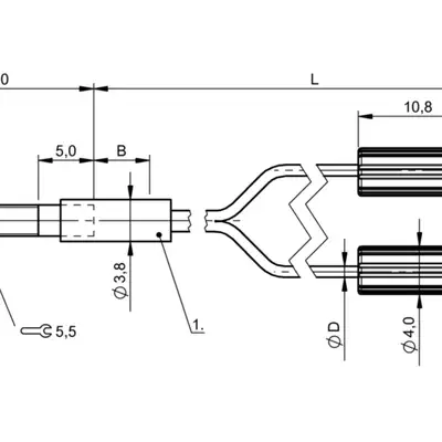 Оптоволоконный кабель Balluff BFO D10-XA-RB-EAK-10-02