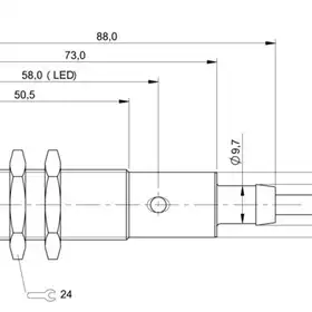 Индуктивный датчик Balluff BES 516-123-AO-C-PU-05