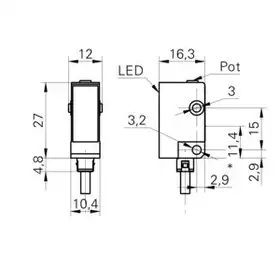 Датчик контрастной метки Baumer OZDK 10P5150