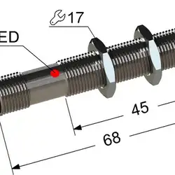 Индуктивный датчик Мега-К PS2-12M68-6B31-C4