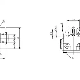 Блочный выключатель Balluff BNS 819-B03-D08-40-13-FC