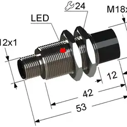 Индуктивный датчик Мега-К PS2-18M53-12N21-C4