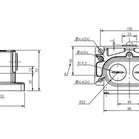 Блочный выключатель Balluff BNS 813-D02-D12-100-22-02-FC
