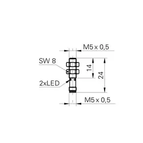 Индуктивный датчик Baumer IFRM 05N15A3/S05L