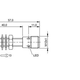 Индуктивный датчик Balluff BES M08EG1-PSC15A-S04G-W