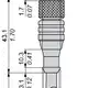 Разъем с кабелем Telemecanique XZCP1169L5