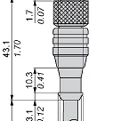 Разъем с кабелем Telemecanique XZCP1169L5