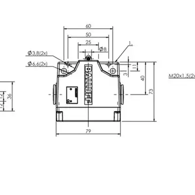 Блочный выключатель Balluff BNS 813-B02-R12-61-A-20-01